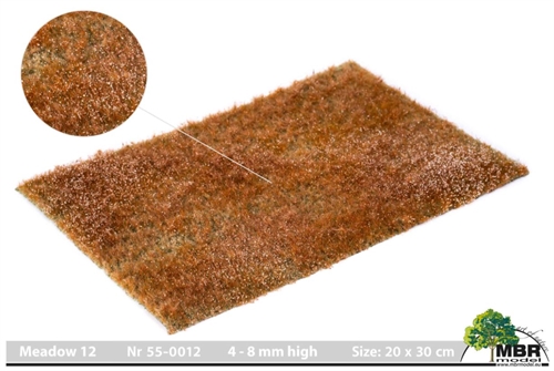 MBR 55-0012 Grass Mat, Meadow, 4-8 mm, size 20 x 30 cm