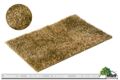 MBR 55-0013 Grass Mat, Meadow, 4-8 mm, size 20 x 30 cm
