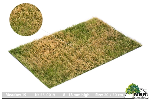 MBR 55-0019 Grass Mat, Meadow, 4-8 mm, size 20 x 30 cm