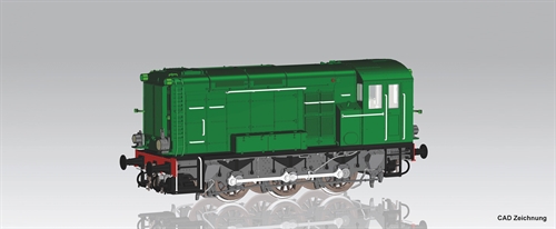 Piko 22010 Diesel locomotive, shunting tractor Rh 600 DSB, DC, ep III + DSS PluX22 decoder, COMING NEW 2026