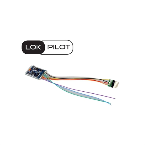 ESU 59616 LokPilot 5 DCC/MM/SX/M4, 6-pin NEM651, gauge H0.0