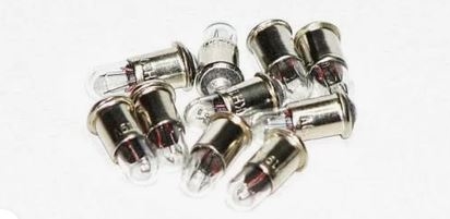 Märklin E600000 Incandescent Bulbs, Clear, 19V, with Socket, 10 pcs per pack