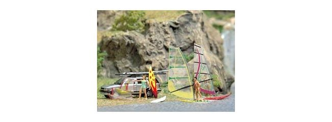 Busch 6011 Windsurfer Set, H0