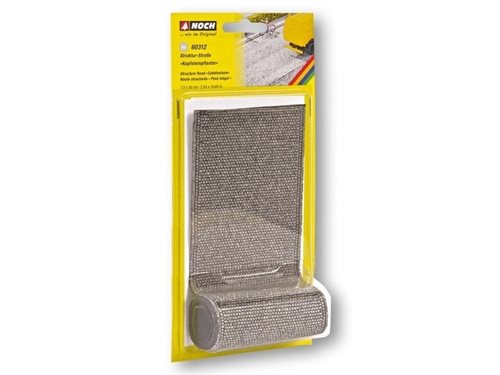 Noch 60312 Struktur vejfolie, brosten, Str. 7,5 cm bredt, 50 cm langt, H0 NYHED 2018
