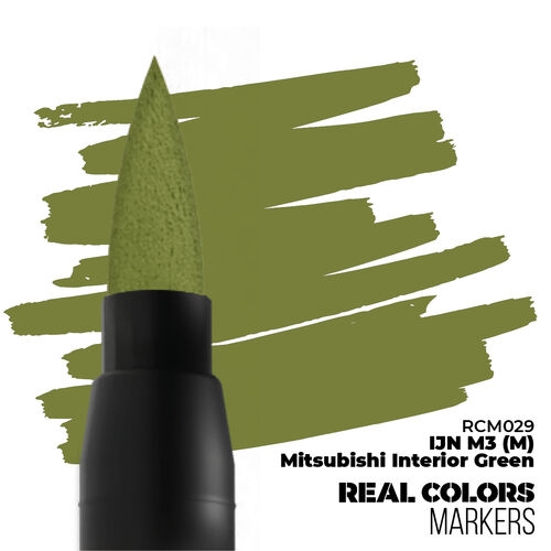 AK-RCM029 Patination Marker, IJN M3(M) Mitsubishi Interior Green