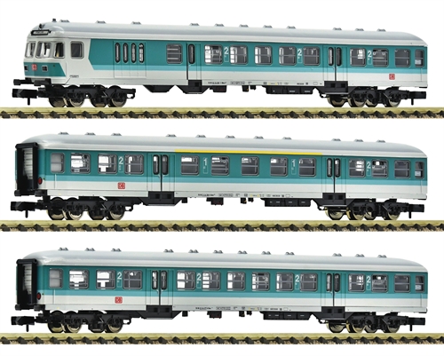 Fleischmann 6260090 3-part Set (1): Nahverkehrswagen, DB AG
