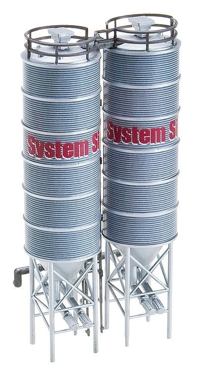 Faller 130476 2-piece Industrial Silos, H0