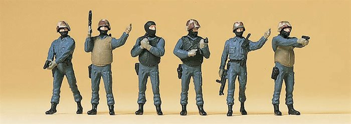 Preiser 10446 SGS 9, seks figurer, H0 NYHED 2019