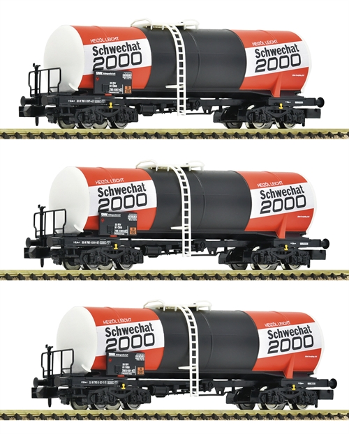 Fleischmann 6660073 3-piece set, tank wagons, ÔBB, ep IV, Gauge N