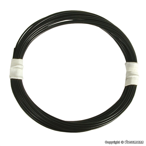 Viessmann 6890 Extra thin cable 0.03 mm2, 5 meters, black