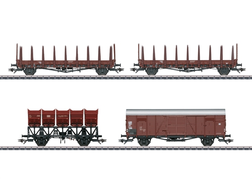 Märklin 46664 Freight car set with four two-axle cars