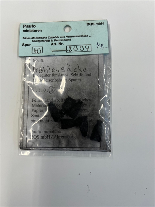 Paulo 8004 Coal Sacks, 6 pcs, H0