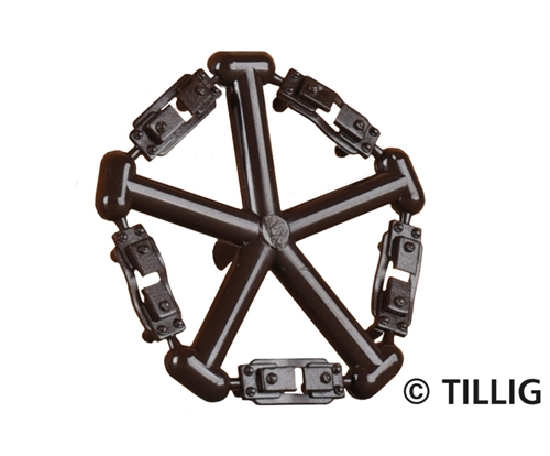 Tillig 85140 Buet skinne, R1 30 grader, H0