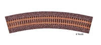 Tillig 86505 Track bedding elite dark (brown) - for curved track R41/30°