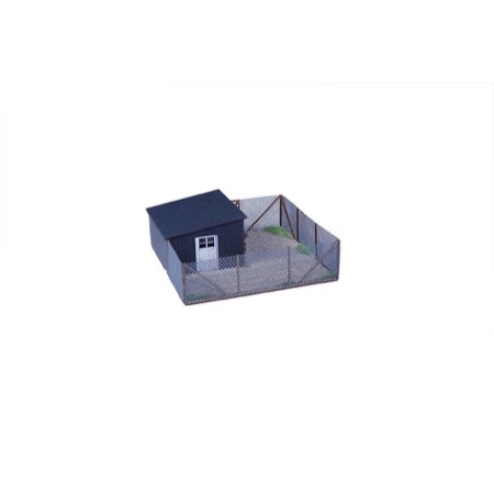 Hobbytrade 87350 Chicken Coop with Chicken Coop, Laser Cut, H0