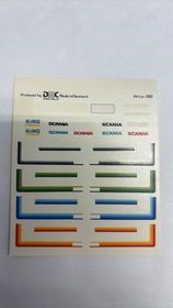 DMC Decals 87-352 Scania Brands 1:87