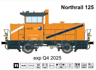  Dekas 8758054 Northrail 125, DC Sound. COMING NEW 2026
