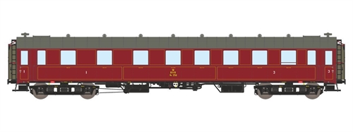 Dekas 876181 DSB AU 251 passenger car, Approx. 1943-52, COMING NEW 2026
