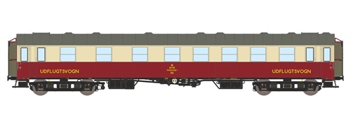 Dekas 876185 DSB Buh 50 86 89-25 702-2 excursion car, Approx. 1969-74, COMING NEW 2026