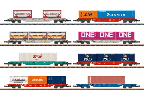 Märklin 82641 Display Container Car Set, GAUGE Z