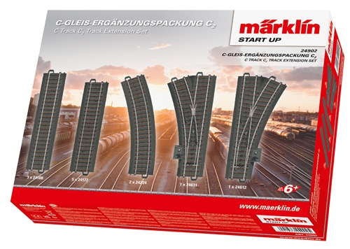 Märklin 24902 C skinne udvidelsessæt C2