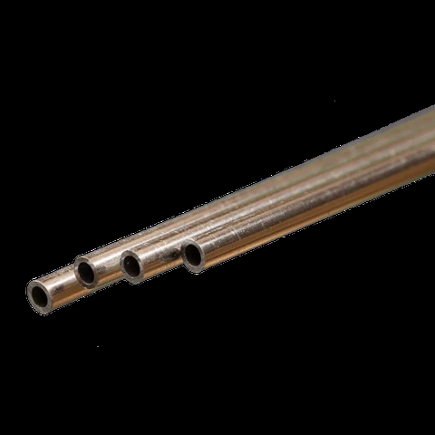 K&S Metal 9802 Aluminum Tube 4 pcs 3mmx0.45mmx300mm