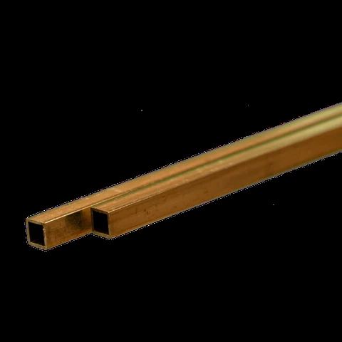 K&S Metal 9852 Brass Tube Square 4mm x 0.45mm x 300mm 2 pcs.