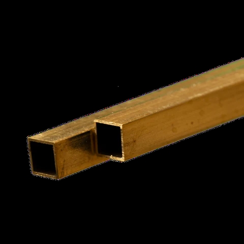 K&S Metal 9854 Brass Tube Square 6mm x 0.45mm x 300mm 2 pcs.