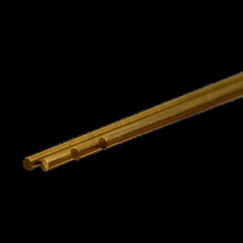 K&S Metal 9864 Brass Profile 2.5mm x 300mm 4 pcs.