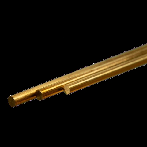K&S Metal 9866 Brass Profile 3.5mm x 300mm 3 pcs.