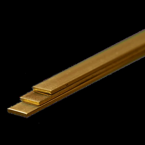 K&S Metal 9843 Brass Strip 1mm x 6mm x 300mm 3 pcs.