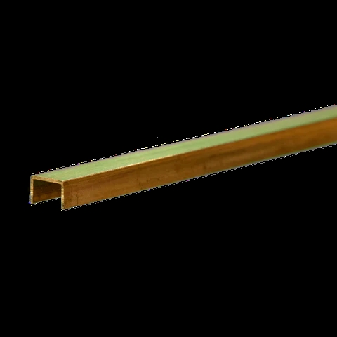 K&S Metal 9886 Brass U-profile 4.76mm x 3.17mm x 300mm 1 pc.