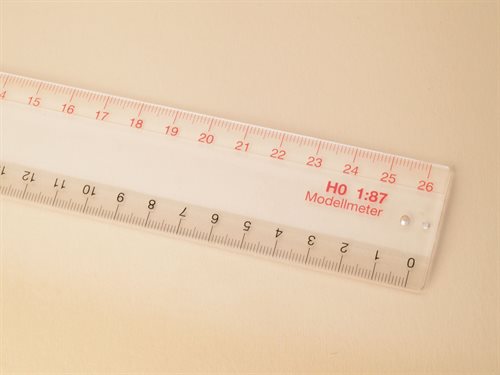 Auhagen 99004 Scale ruler, H0, 1/87