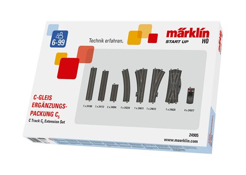 Märklin 24905 C skinne udvidelsessæt C5