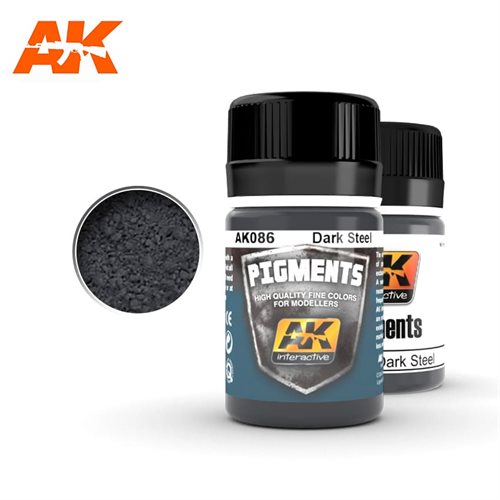 AK 086 Pigment, Dark Steel, 35 ml