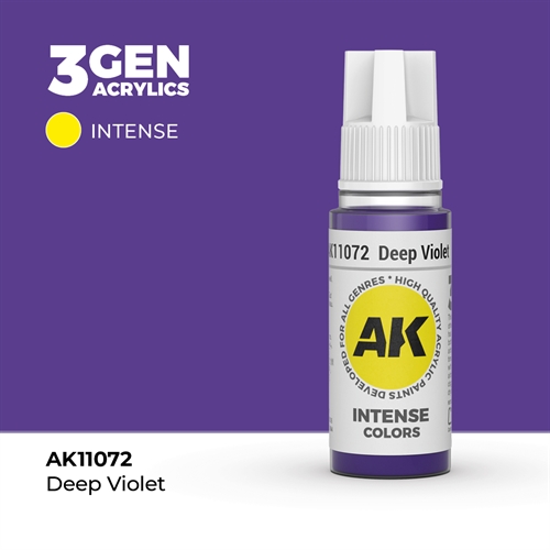 AK11072 Akryl maling, 17 ml, deep violet - intense