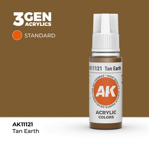 AK11121 Akryl maling, 17 ml, tan earth - standard