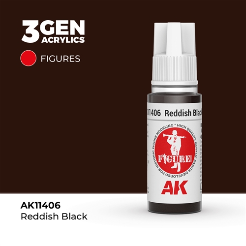 AK11406 REDDISH BLACK – FIGURES, 17ml