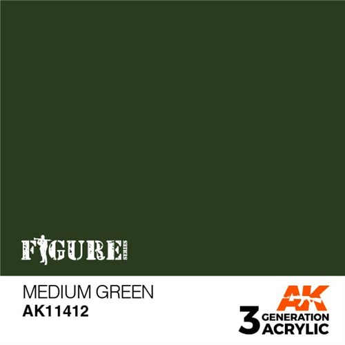 AK11412 MEDIUM GREEN– FIGURES, 17ml