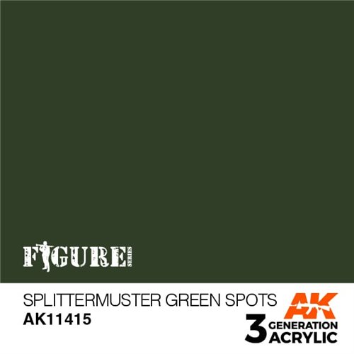 AK11415 SPLITTERMUSTER GREEN SPOTS– FIGURES, 17ml