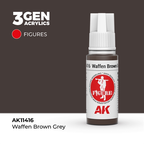 AK11416 WAFFEN BROWN GREY– FIGURES, 17ml