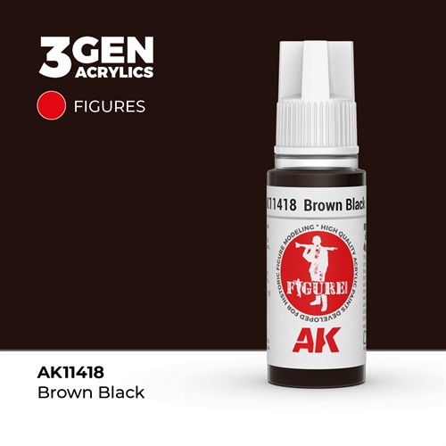 AK11418 BROWN BLACK– FIGURES, 17ml