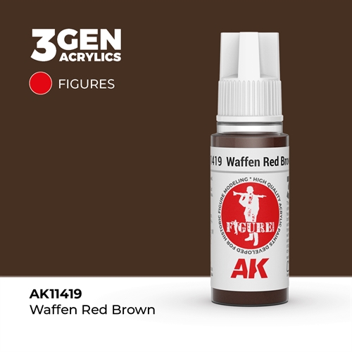 AK11419 WAFFEN RED BROWN– FIGURES, 17ml