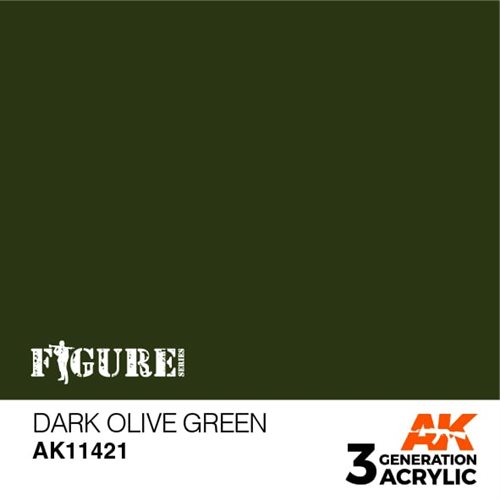 AK11421 DARK OLIVE GREEN– FIGURES, 17ml