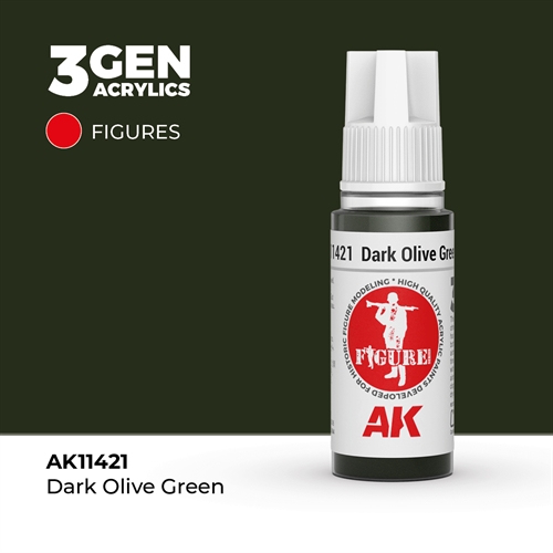 AK11421 DARK OLIVE GREEN– FIGURES, 17ml