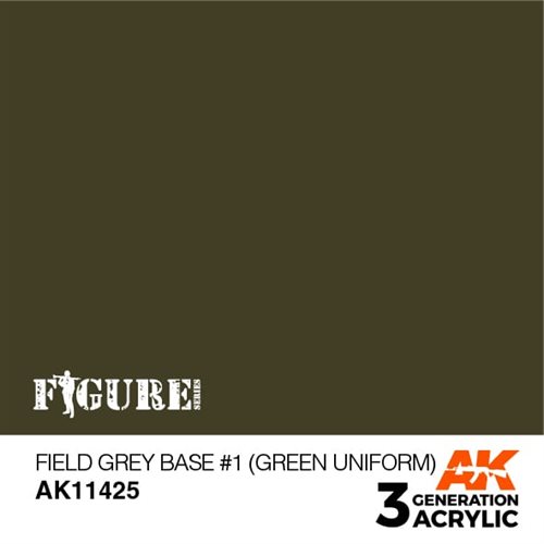AK11425 FIELD GREY BASE #1 (GREEN UNIFORM) – FIGURES, 17ml