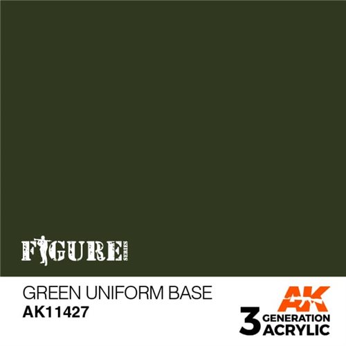 AK11427 GREEN UNIFORM BASE – FIGURES, 17ml