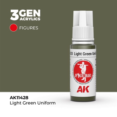 AK11428 GREEN UNIFORM BASE – FIGURES, 17ml