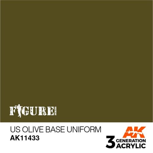 AK11433 US OLIVE BASE UNIFORM– FIGURES, 17ml