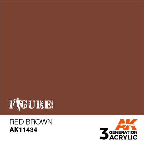 AK11434 RED BROWN – FIGURES, 17ml